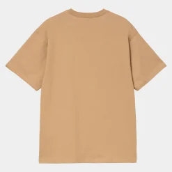 T-Shirts & Polos>Carhartt WIP S/S Madison T-Shirt Peanut / Black