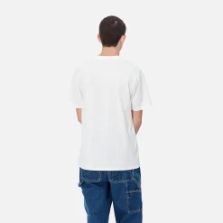 T-Shirts & Polos>Carhartt WIP S/S Move On Up T-Shirt White / Black