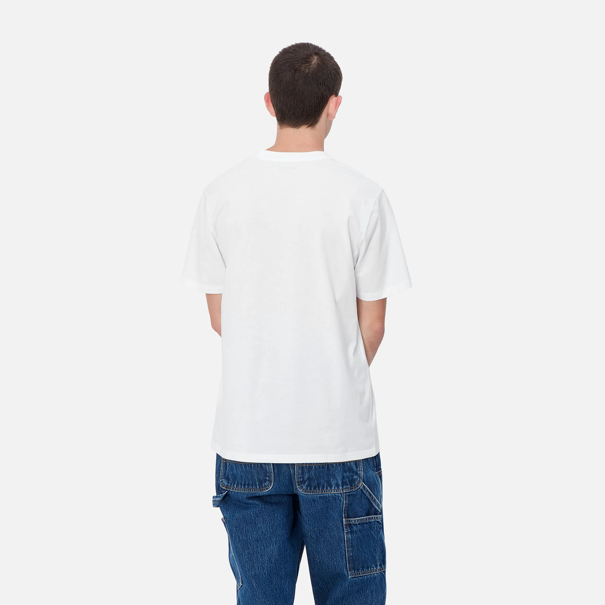 T-Shirts & Polos>Carhartt WIP S/S Move On Up T-Shirt White / Black