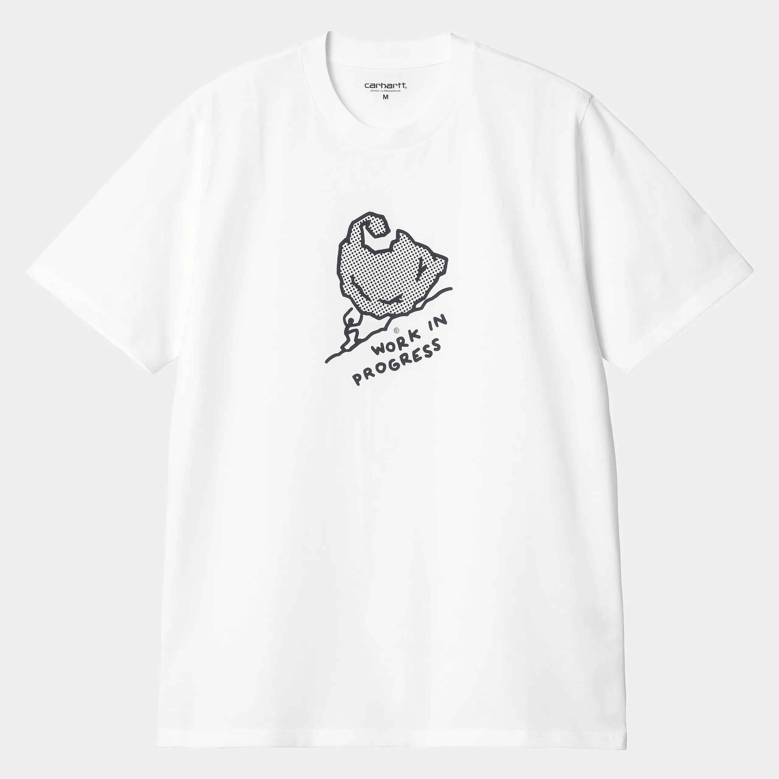 T-Shirts & Polos>Carhartt WIP S/S Move On Up T-Shirt White / Black