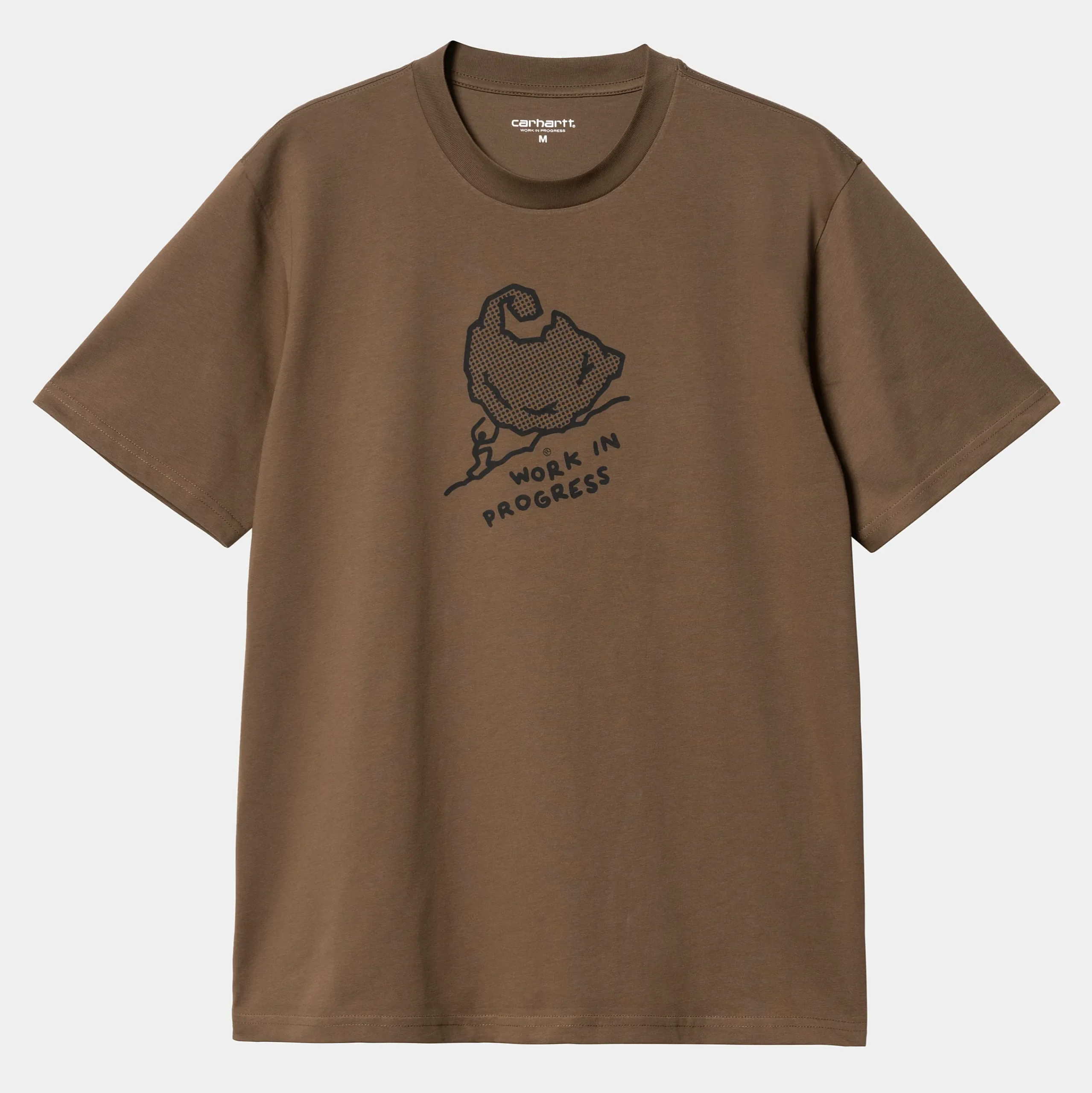 T-Shirts & Polos>Carhartt WIP S/S Move On Up T-Shirt Chocolate / Black