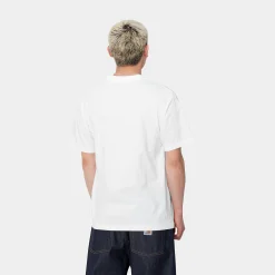 T-Shirts & Polos>Carhartt WIP S/S Noisy T-Shirt White