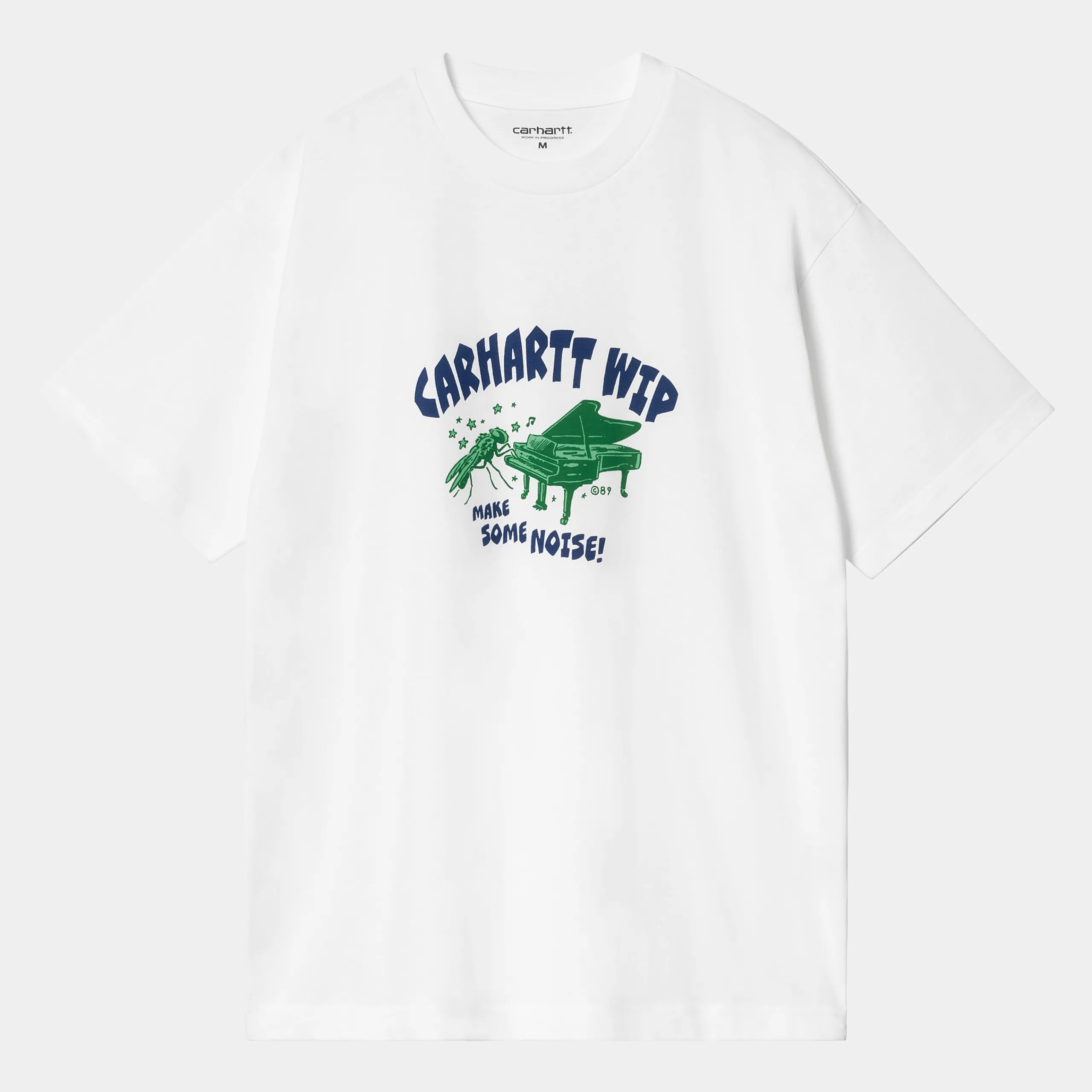T-Shirts & Polos>Carhartt WIP S/S Noisy T-Shirt White