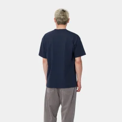T-Shirts & Polos>Carhartt WIP S/S Noisy T-Shirt Air Force Blue