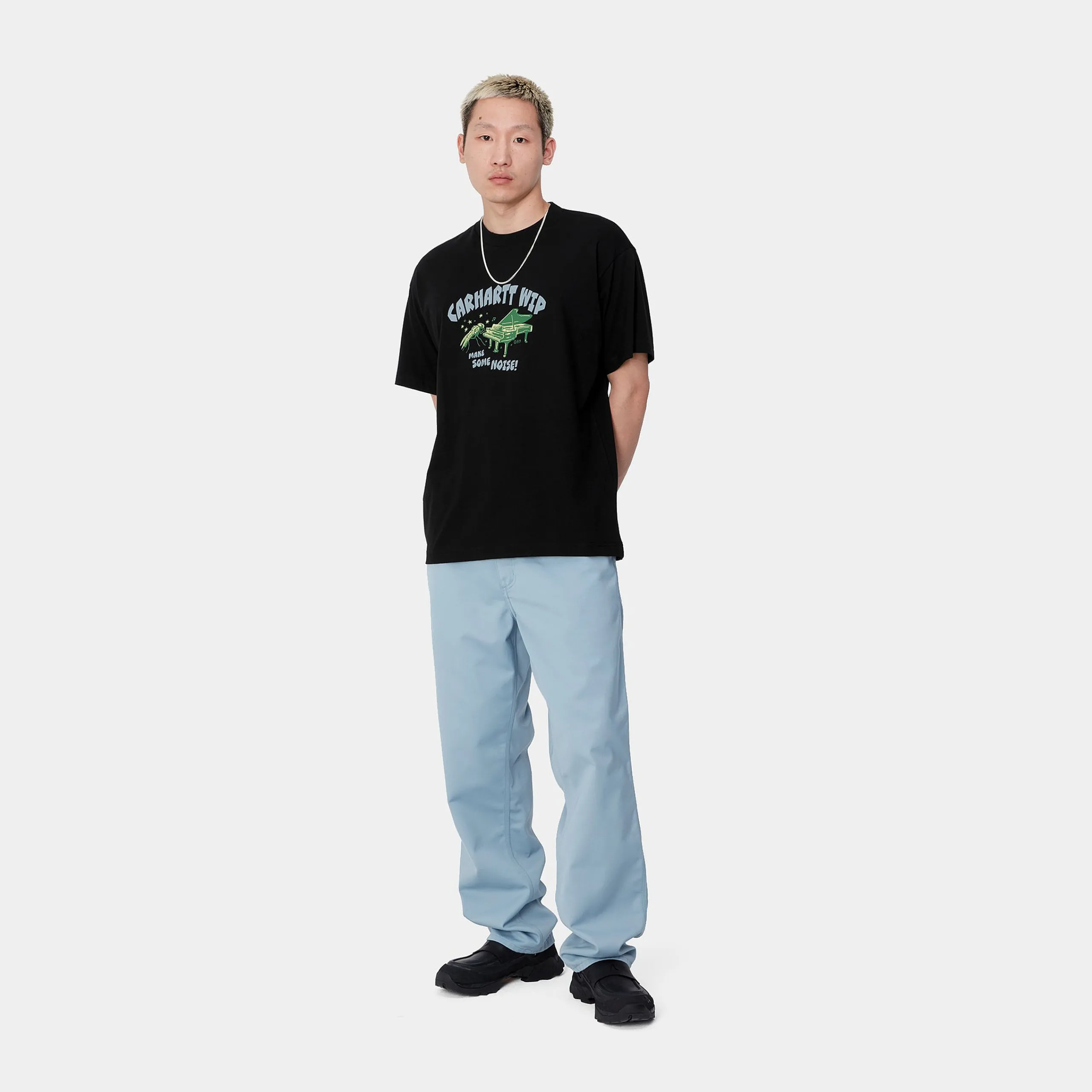 T-Shirts & Polos>Carhartt WIP S/S Noisy T-Shirt Black