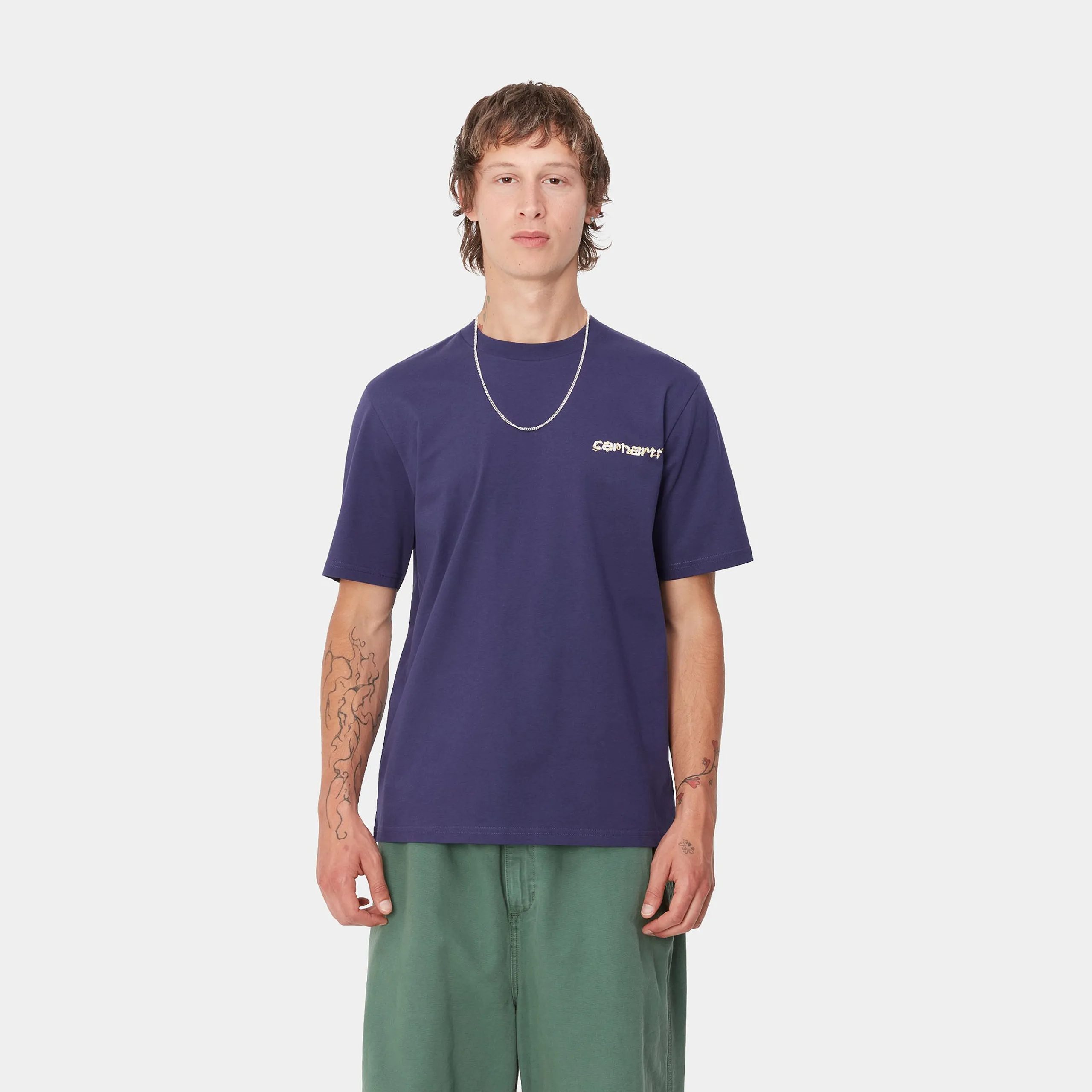 T-Shirts & Polos>Carhartt WIP S/S Noodle Soup T-Shirt Aura