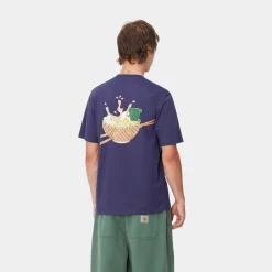 T-Shirts & Polos>Carhartt WIP S/S Noodle Soup T-Shirt Aura