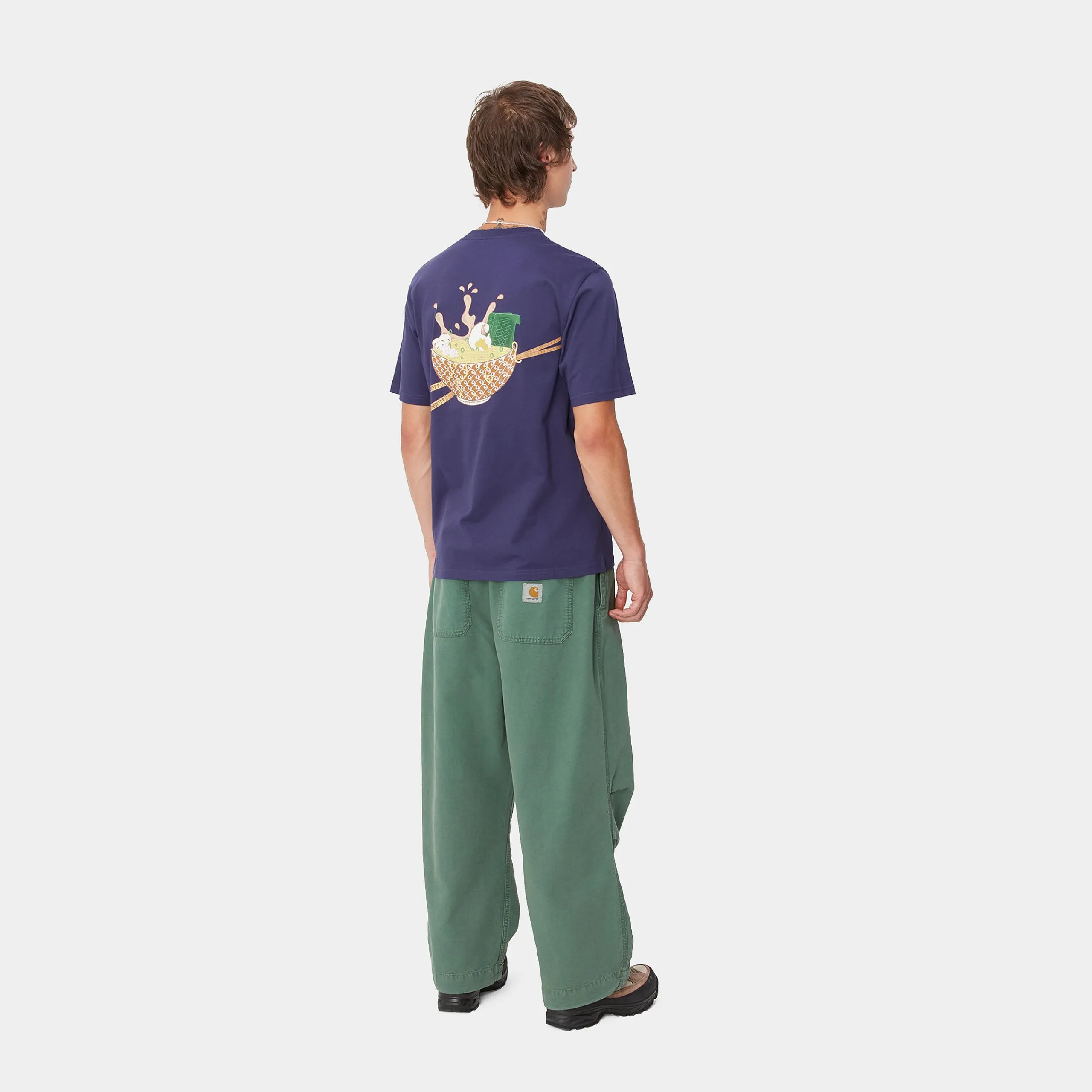 T-Shirts & Polos>Carhartt WIP S/S Noodle Soup T-Shirt Aura
