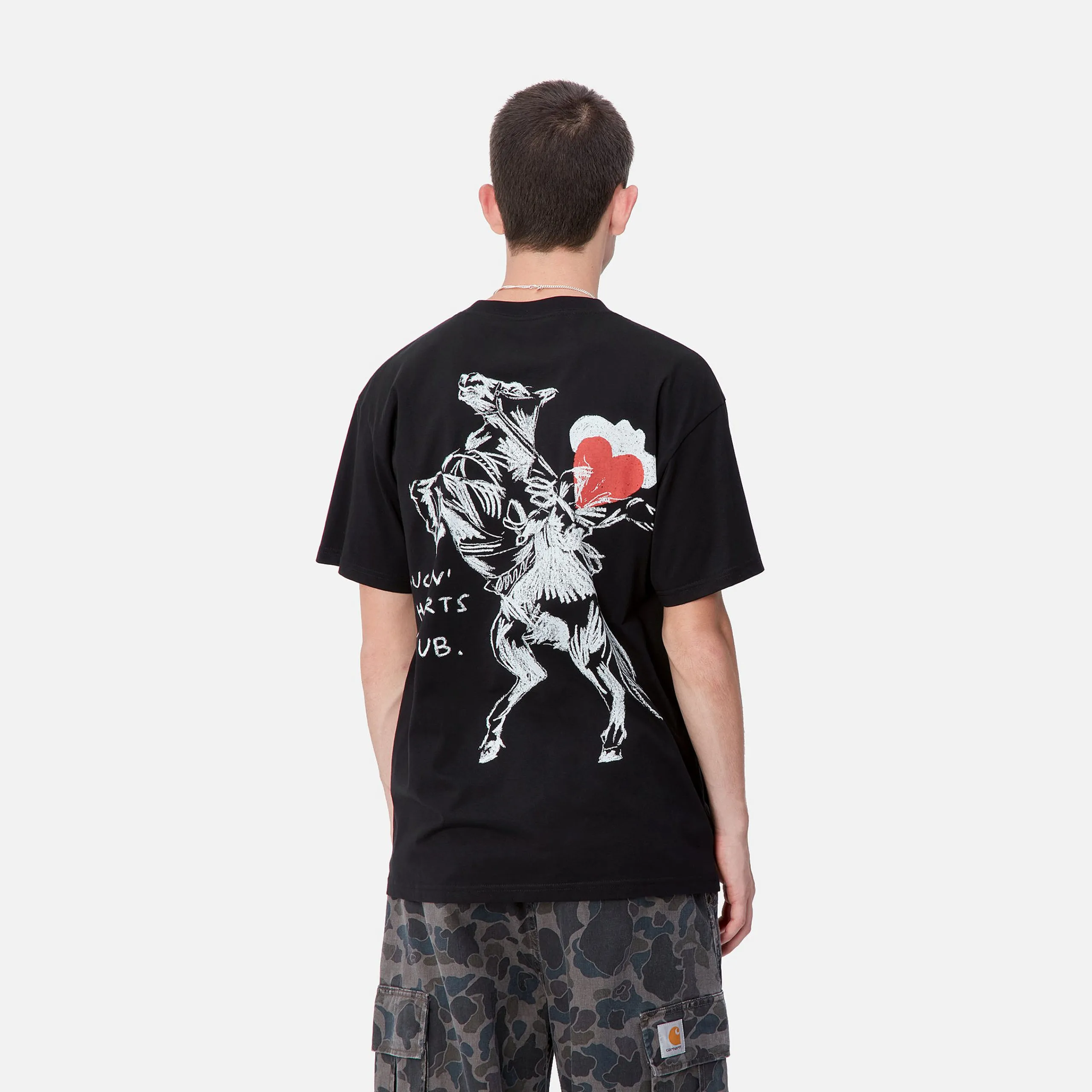T-Shirts & Polos>Carhartt WIP S/S Pepe B.H.C T-Shirt Black