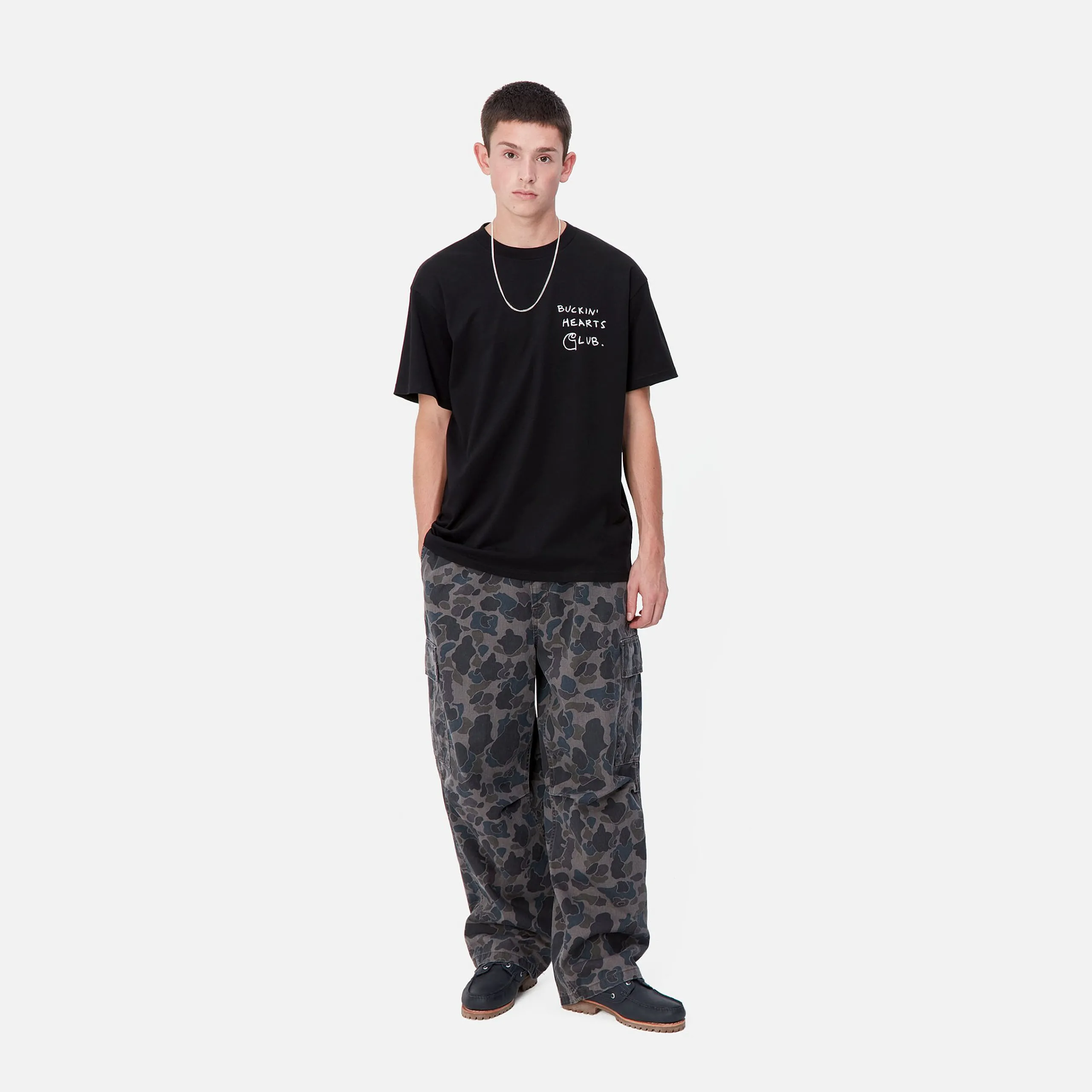 T-Shirts & Polos>Carhartt WIP S/S Pepe B.H.C T-Shirt Black
