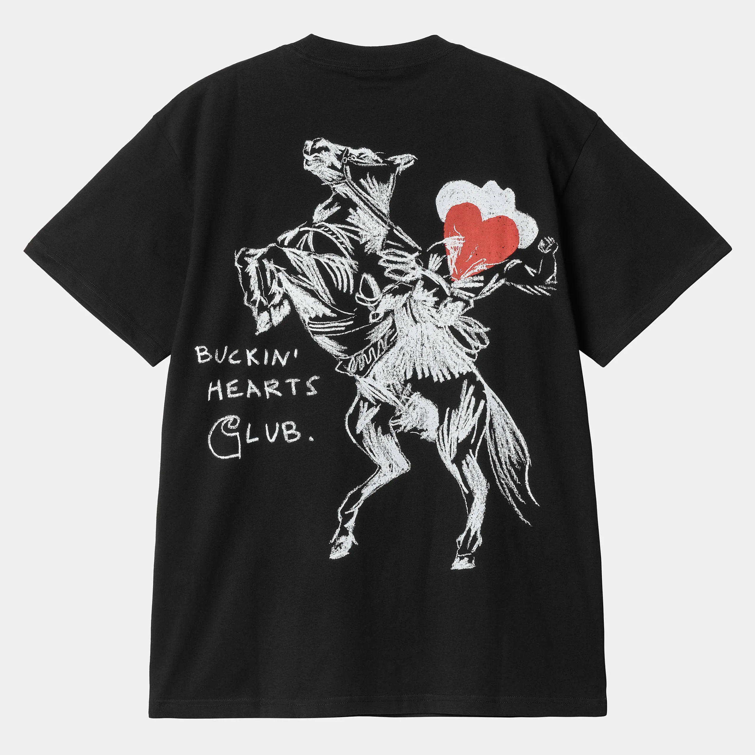 T-Shirts & Polos>Carhartt WIP S/S Pepe B.H.C T-Shirt Black