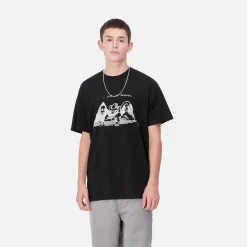 T-Shirts & Polos>Carhartt WIP S/S Pepe Friends T-Shirt Black / White