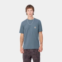 T-Shirts & Polos>Carhartt WIP S/S Pocket T-Shirt Positano