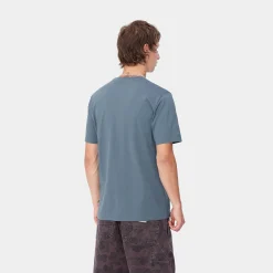 T-Shirts & Polos>Carhartt WIP S/S Pocket T-Shirt Positano