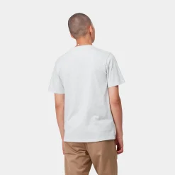 T-Shirts & Polos>Carhartt WIP S/S Pocket T-Shirt Ash Heather