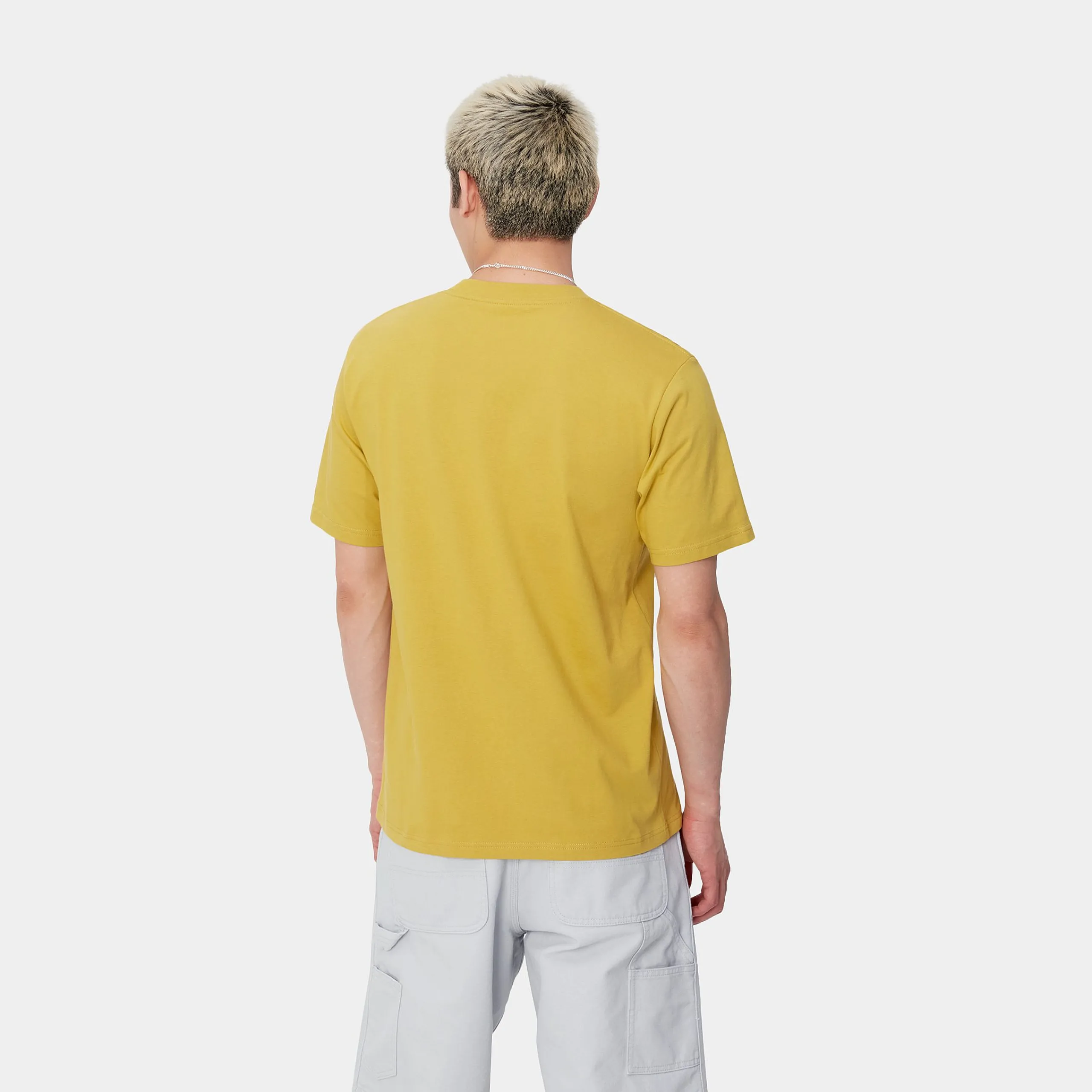 T-Shirts & Polos>Carhartt WIP S/S Press Script T-Shirt Golden Olive