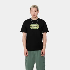 T-Shirts & Polos>Carhartt WIP S/S Press Script T-Shirt Black