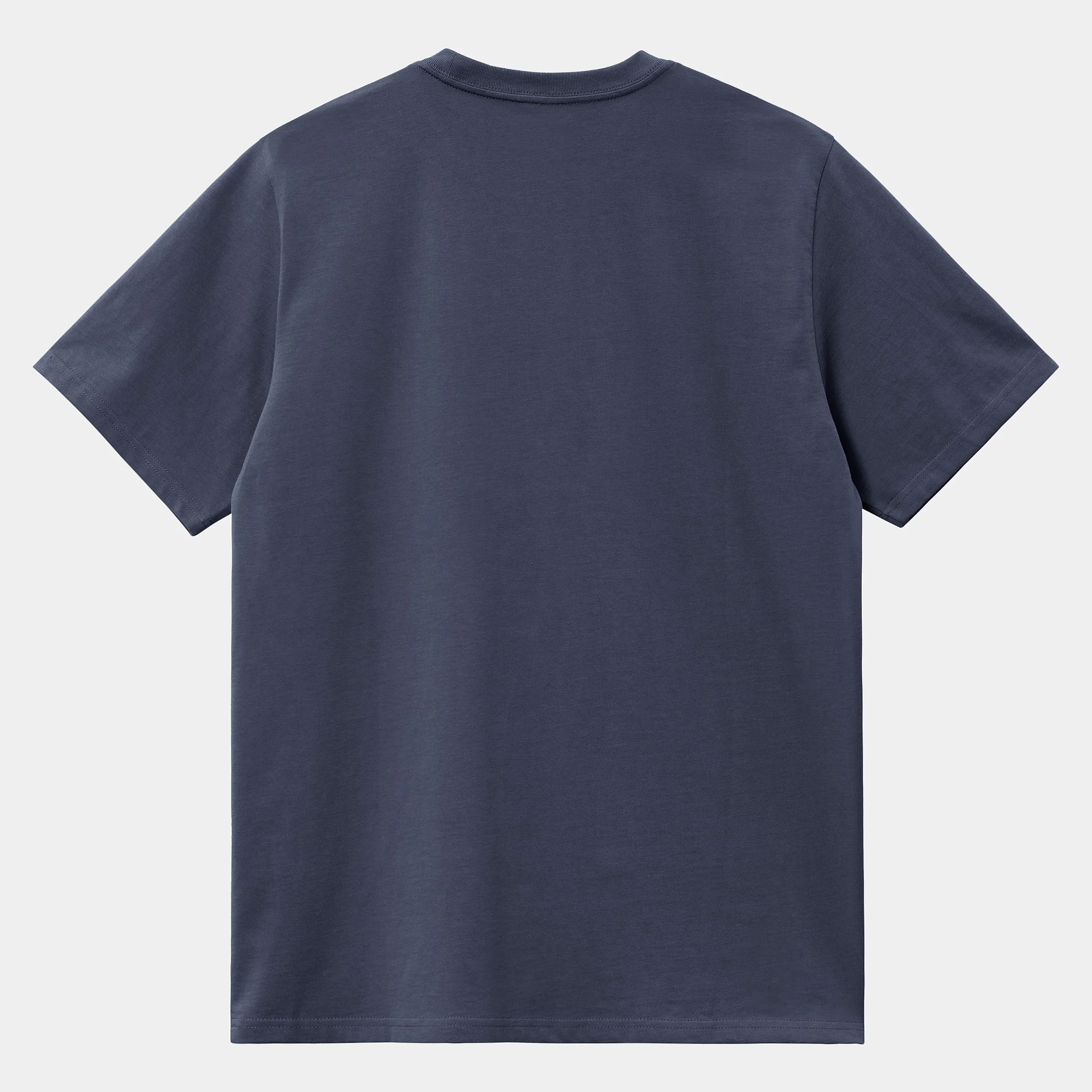 T-Shirts & Polos>Carhartt WIP S/S Script Embroidery T-Shirt Air Force Blue / White