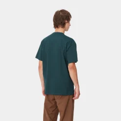 T-Shirts & Polos>Carhartt WIP S/S Signal T-Shirt Duck Blue