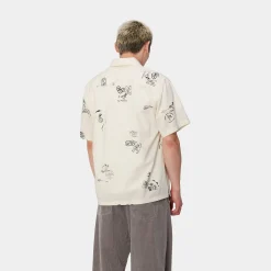 Hemden>Carhartt WIP S/S Stamp Shirt Stamp Print, Wax