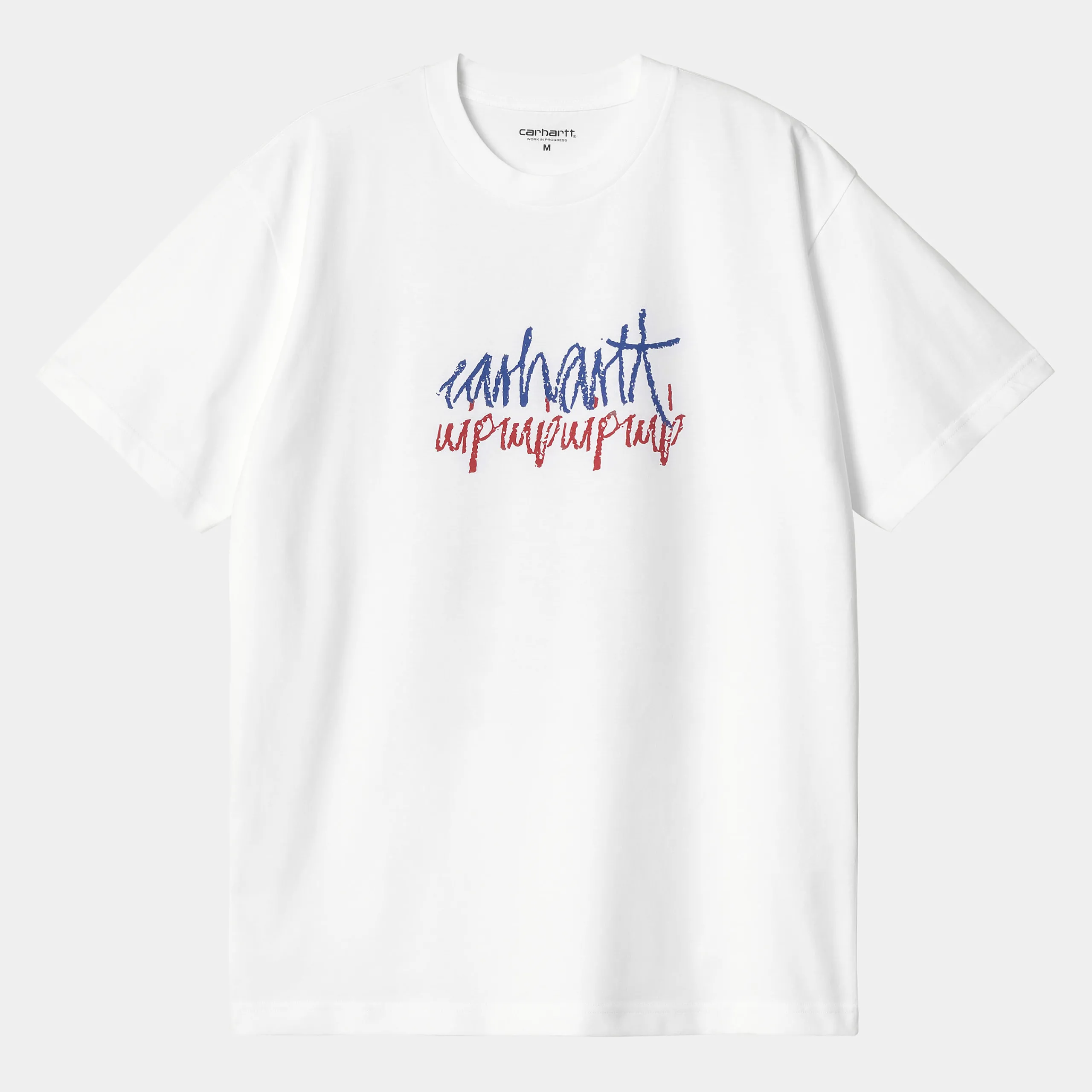 T-Shirts & Polos>Carhartt WIP S/S Stereo T-Shirt White