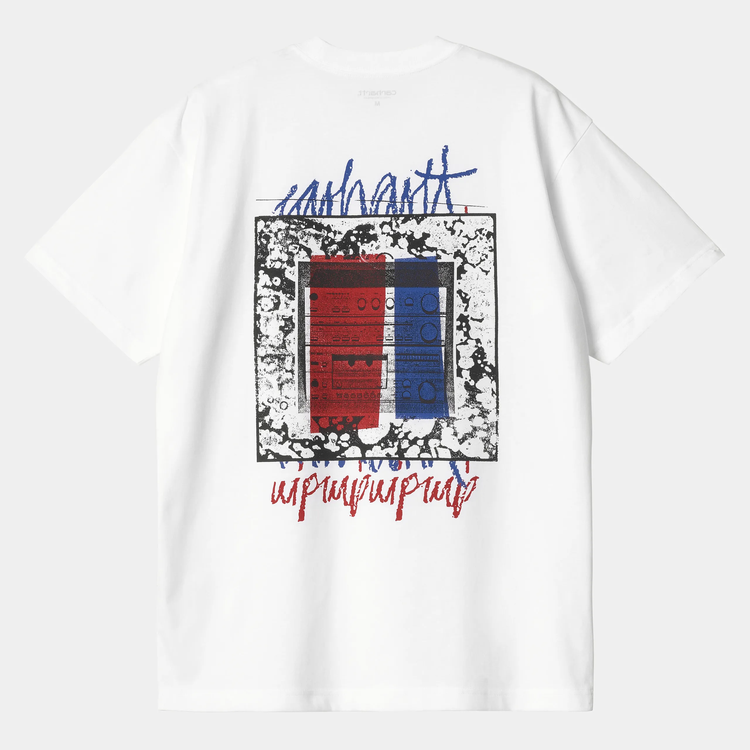 T-Shirts & Polos>Carhartt WIP S/S Stereo T-Shirt White