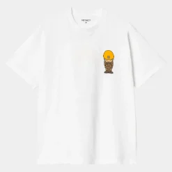 T-Shirts & Polos>Carhartt WIP S/S Sumimasen T-Shirt White