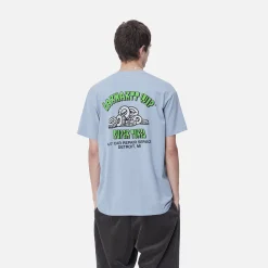 T-Shirts & Polos>Carhartt WIP S/S Super Tired T-Shirt Dusty Ice