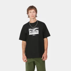 T-Shirts & Polos>Carhartt WIP S/S Think Tank T-Shirt Black