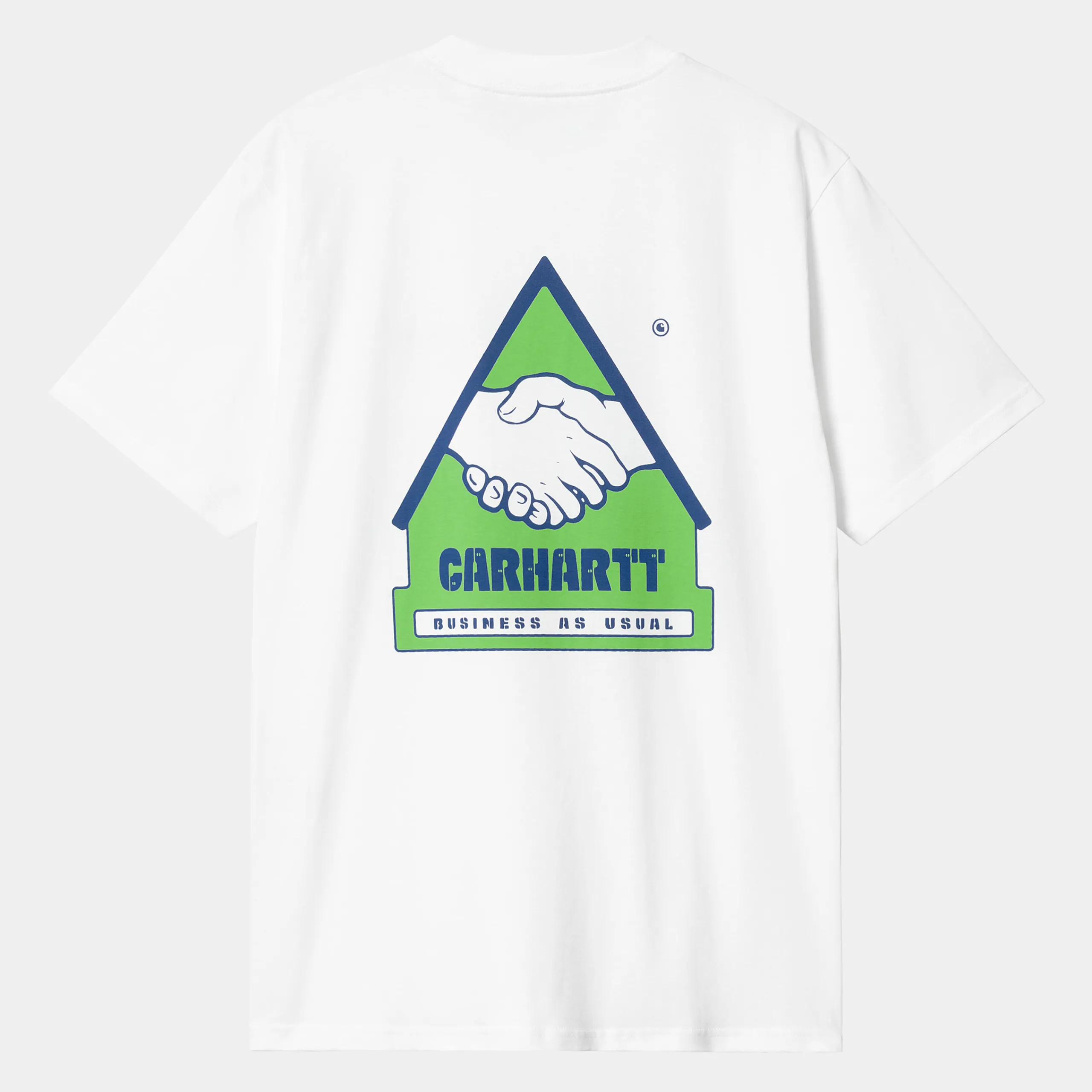 T-Shirts & Polos>Carhartt WIP S/S Trade T-Shirt White