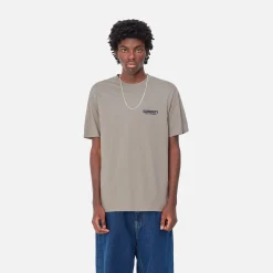 T-Shirts & Polos>Carhartt WIP S/S Trade T-Shirt Misty Grey