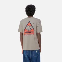 T-Shirts & Polos>Carhartt WIP S/S Trade T-Shirt Misty Grey