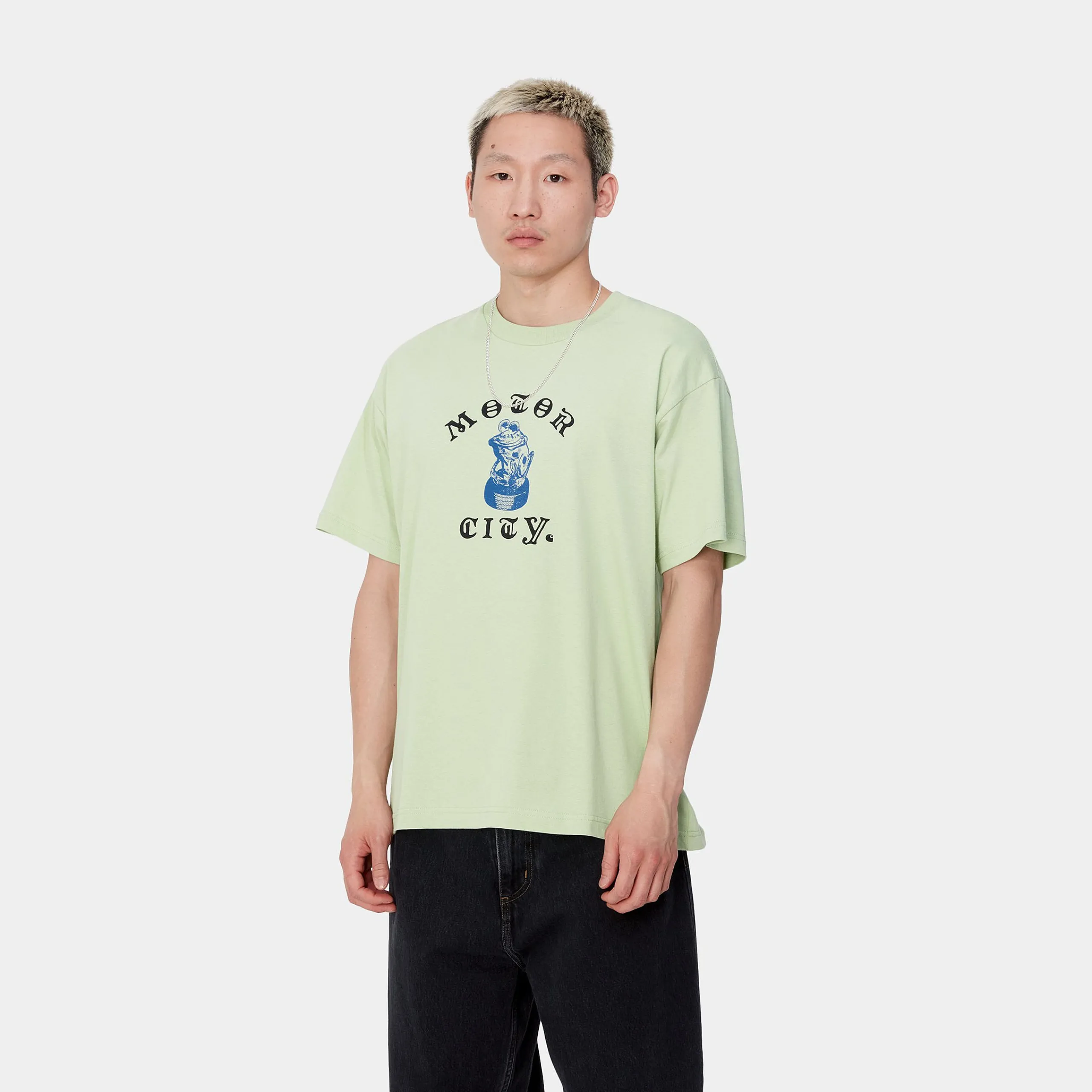 T-Shirts & Polos>Carhartt WIP S/S Tyre T-Shirt Charm Green