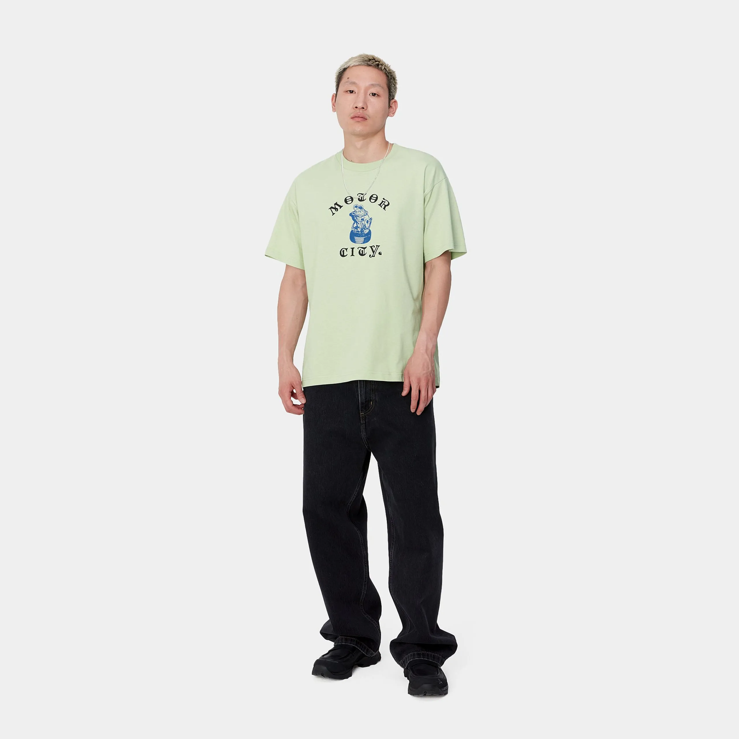 T-Shirts & Polos>Carhartt WIP S/S Tyre T-Shirt Charm Green