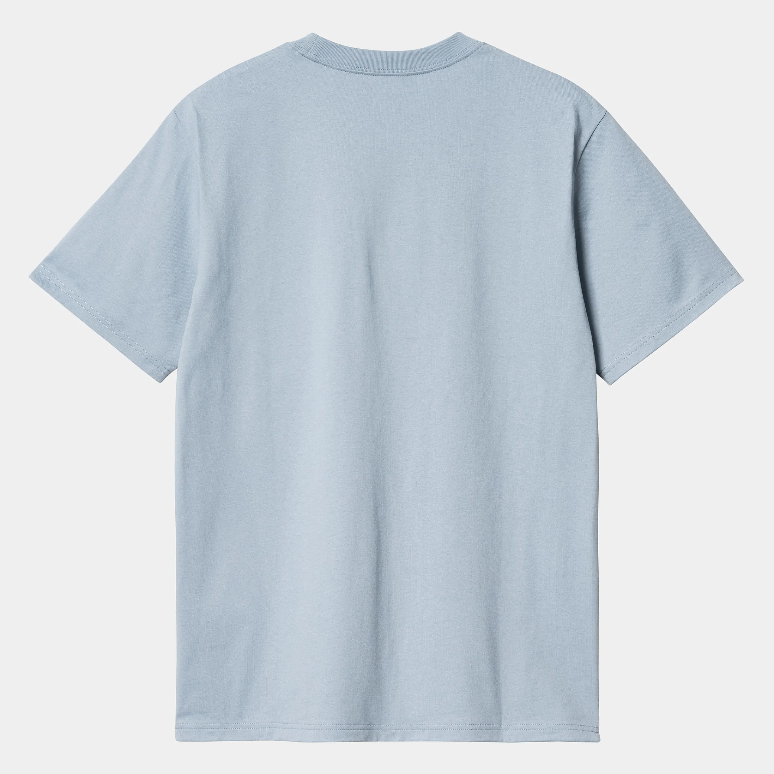 T-Shirts & Polos>Carhartt WIP S/S University T-Shirt Dusty Ice / White