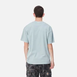 T-Shirts & Polos>Carhartt WIP S/S Vista T-Shirt Dusty Ice