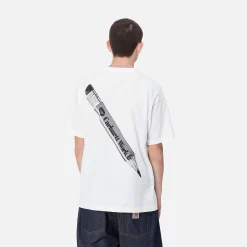 T-Shirts & Polos>Carhartt WIP S/S WIP Pencil T-Shirt White / Black