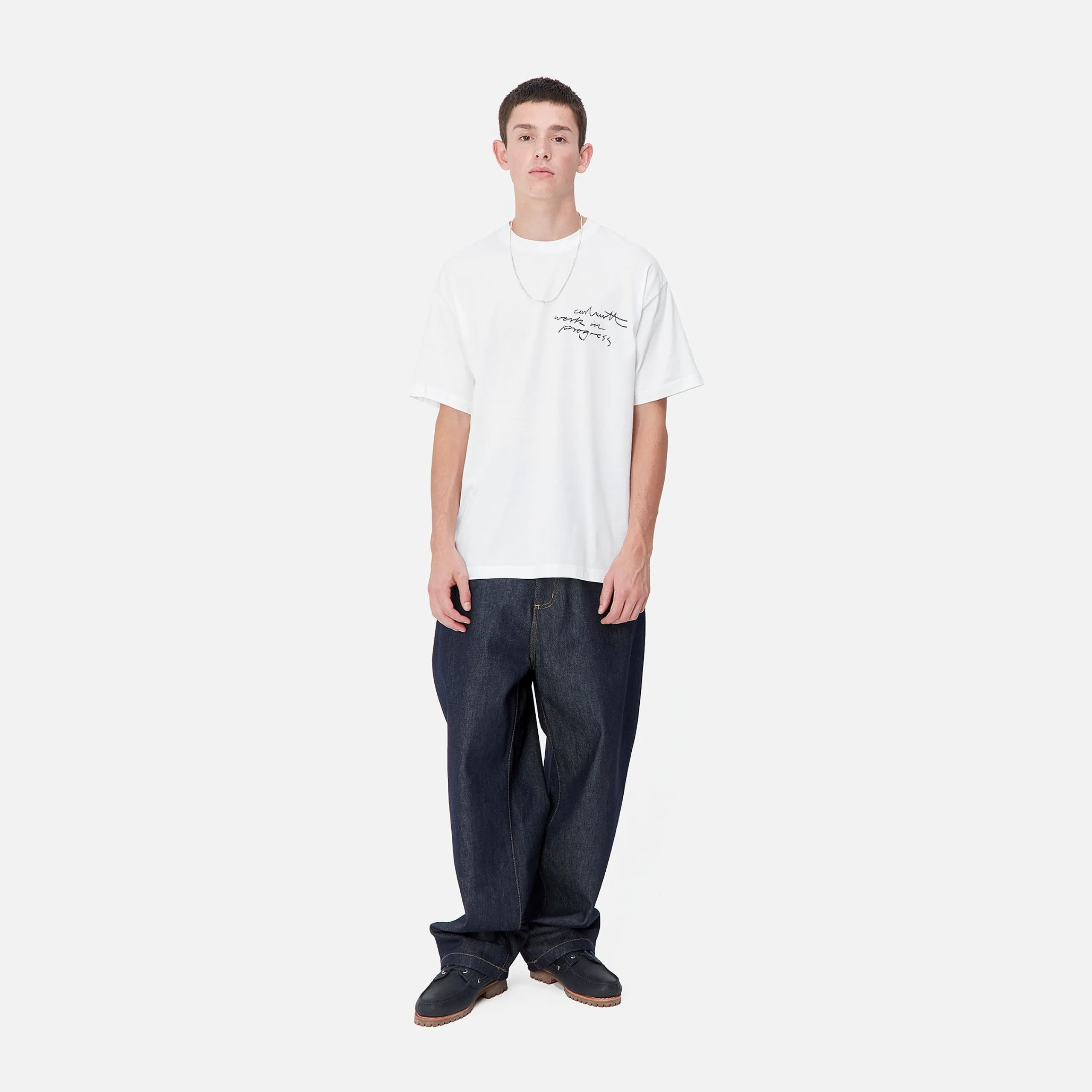 T-Shirts & Polos>Carhartt WIP S/S WIP Pencil T-Shirt White / Black