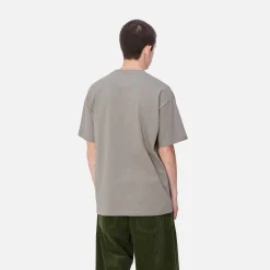 T-Shirts & Polos>Carhartt WIP S/S Yute T-Shirt Misty Grey
