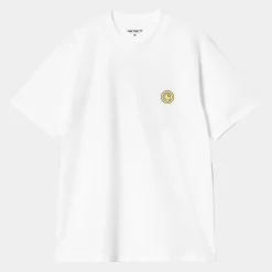 T-Shirts & Polos>Carhartt WIP S/S Zipper T-Shirt White