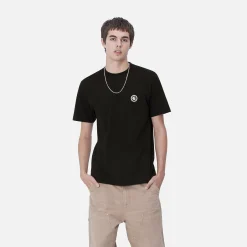 T-Shirts & Polos>Carhartt WIP S/S Zipper T-Shirt Black / MulticolorMoonbeam
