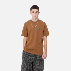 T-Shirts & Polos>Carhartt WIP S/S Zipper T-Shirt Hamilton Brown