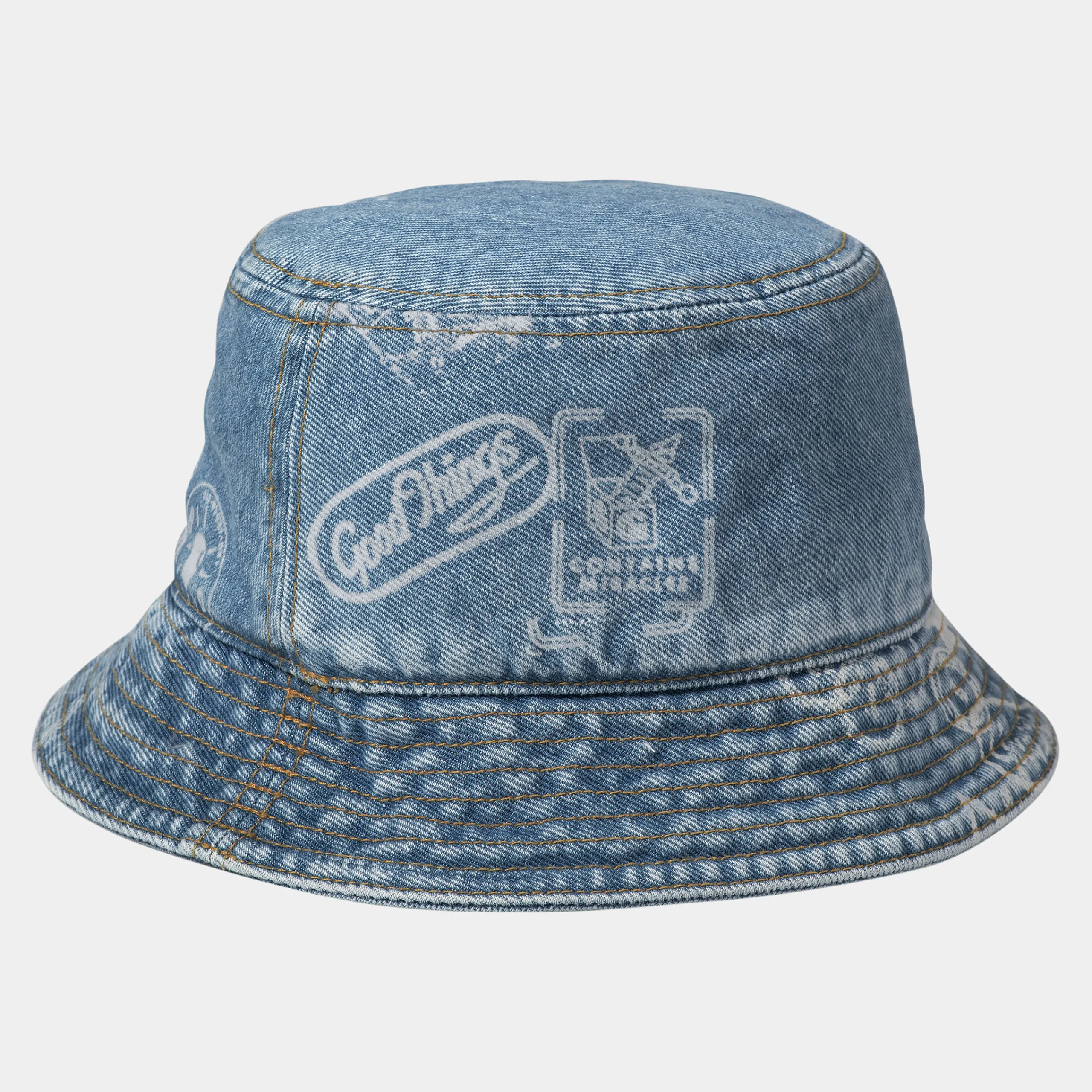 Accessoires|Accessoires>Carhartt WIP Stamp Bucket Hat Stamp Print, Blue