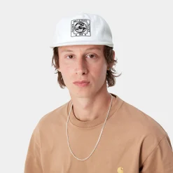 Accessoires|Accessoires>Carhartt WIP Stamp Cap White / Black