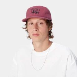Accessoires|Accessoires>Carhartt WIP Stamp Cap Dusty Fuchsia / Black