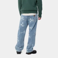 Denim|Hosen>Carhartt WIP Stamp Pant Stamp Print, Blue