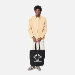 Accessoires|Accessoires>Carhartt WIP Stamp Tote Black / White
