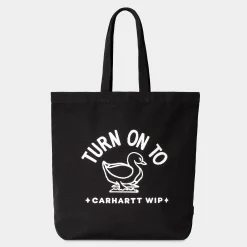 Accessoires|Accessoires>Carhartt WIP Stamp Tote Black / White