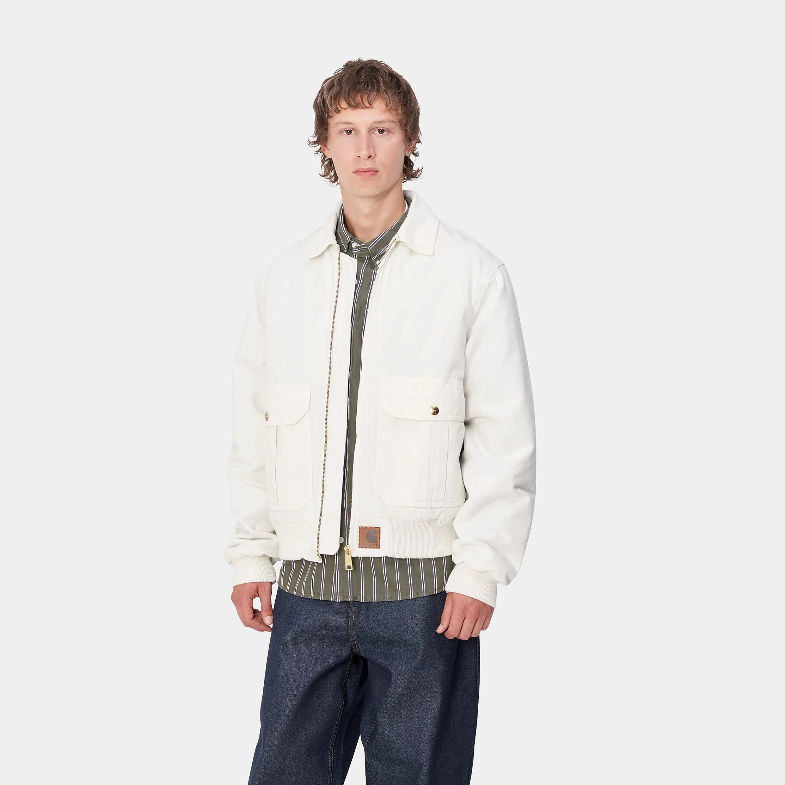 Jacken & Mäntel>Carhartt WIP Stanton Jacket Wax / Wax