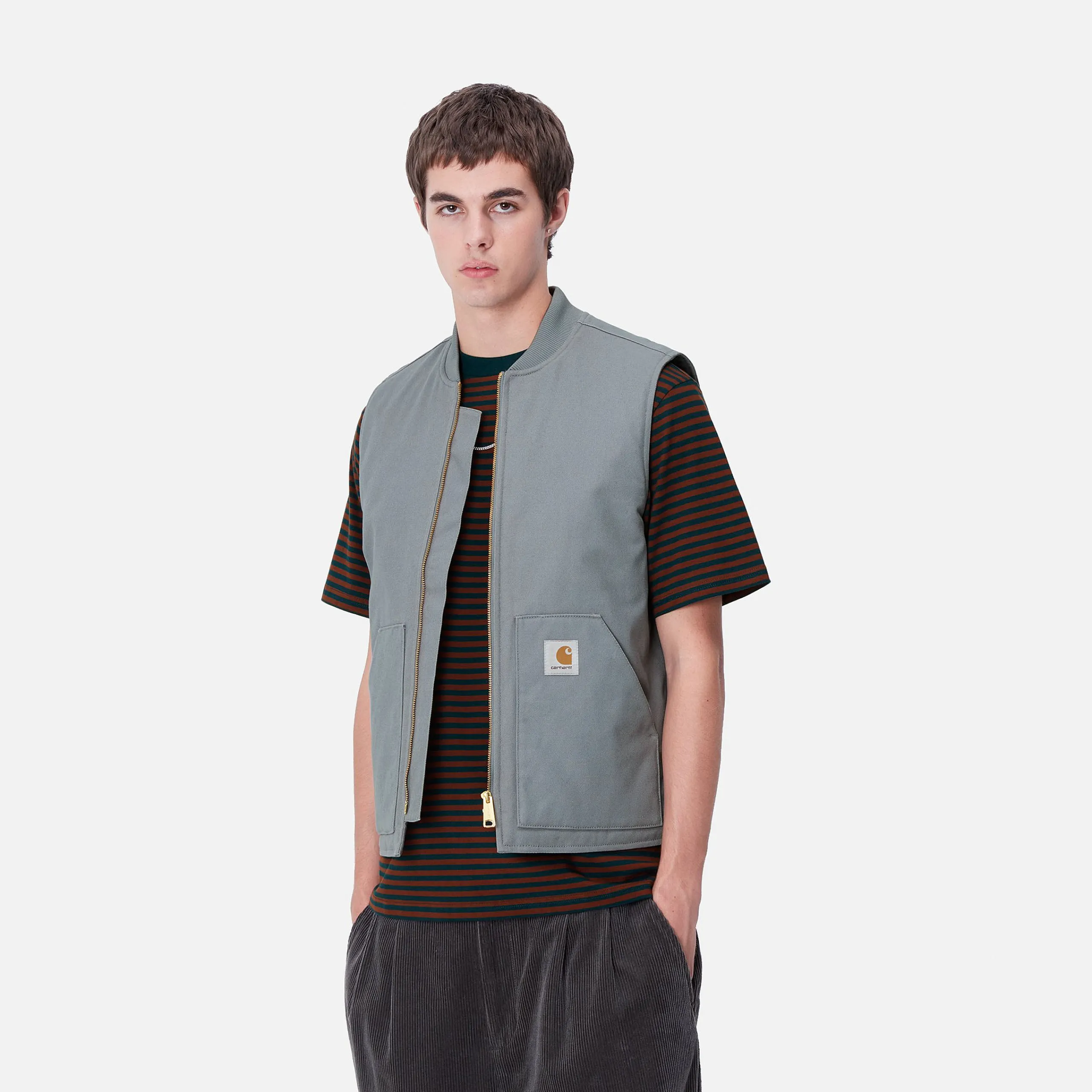 Jacken & Mäntel>Carhartt WIP Vest Dove Grey
